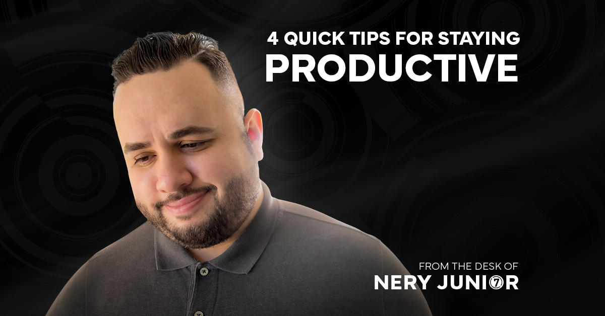 4 Quick Tips for Staying Productive by Nery Junior