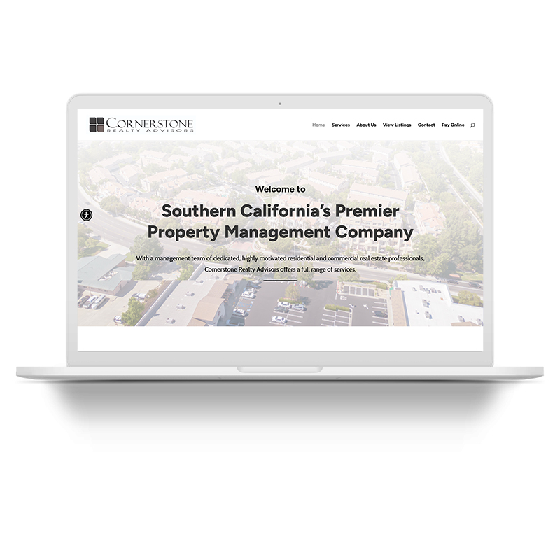 CornerstoneRealty Adisory Group Santa Clarita Website 7efex