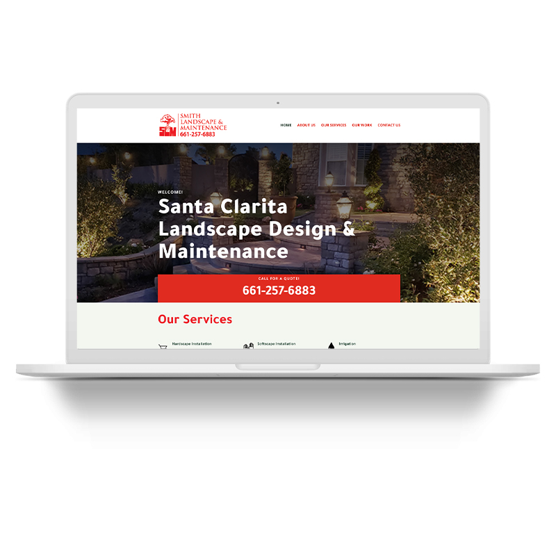 SmithsLandscape Surface Busters Santa Clarita Web Design